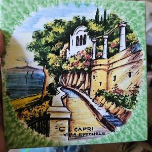 Capri, Italy Tile Trivet / Wall Decor